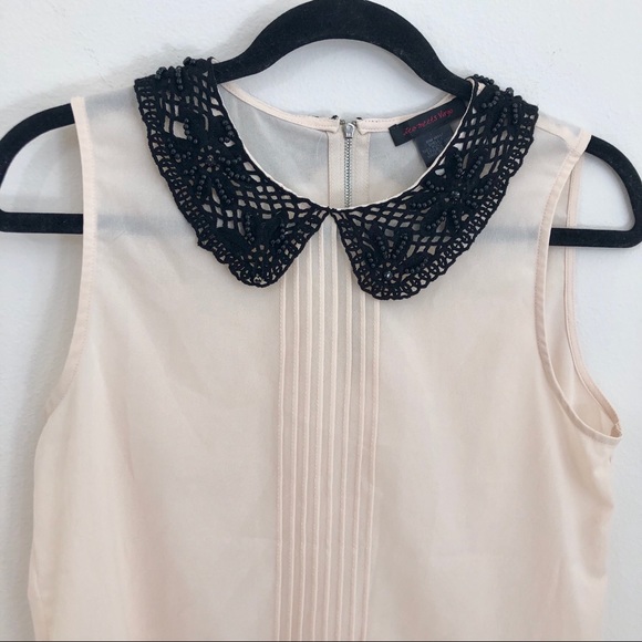 3/$23 Leo meets Virgo Chiffon top - Picture 2 of 6